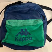 Zaino Kappa vintage blu e verde – leggero e capien