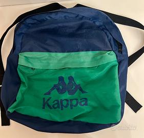 Zaino Kappa vintage blu e verde – leggero e capien