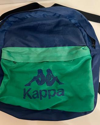 Zaino Kappa vintage blu e verde – leggero e capien