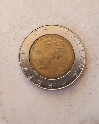 500 lire bimetallo