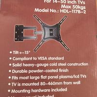 Supporto tv da muro,braccio snodabile 50 kg max