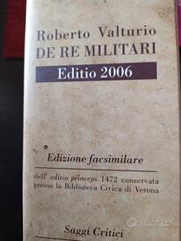 De Re Militari  Libro del Valturio Ediz facsimile