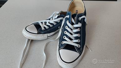 converse all star n. 38 blu jeans 