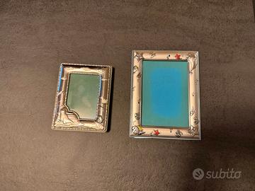 Set 2 Portafoto Argento