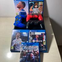 Playstation 4 con giochi