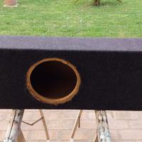 SUBWOOFER cassa chiusa da bagagliaio per sub 25 cm