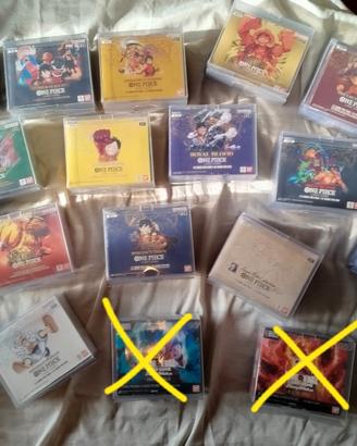 One Piece TCG Full Sealed Booster Box Collection
