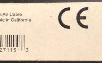 Apple Composite AV Cable MB129ZA/B