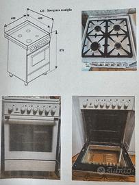 CUCINA A GAS CON FORNO VENTILATO ELETTRICO