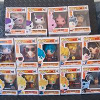 Lotto 14 Funko Pop Dragon Ball Z Goku Vegeta Etc