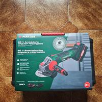Smerigliatrice Parkside completa con 2 batterie 