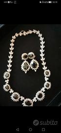 parure collana e orecchini 