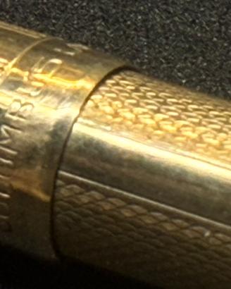 COLUMBUS STILOGRAFICA LAMINATA ORO VINTAGE