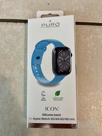 Cinturino azzurro Apple Watch