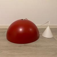 Lampadario Ikea a Sospensione Fungo Rosso