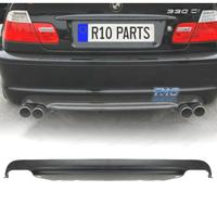 DIFFUSORE BMW E46 LOOK M M3 USCITE DOPPIE