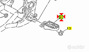 Pedana ant Sx Yamaha WR250F 5ET274110000