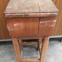 Ceppo in legno per tagliare la carne