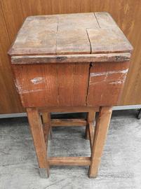 Ceppo in legno per tagliare la carne