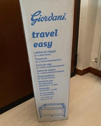 Lettino da viaggio