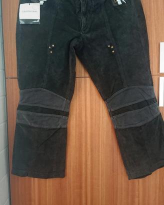 Pantalone CALVIN KLEIN, camoscio vera pelle nuovi