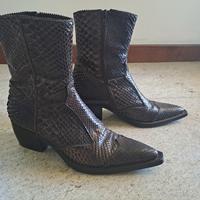 Stivaletto Texano Donna nr. 37 Marrone in Pelle