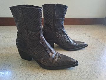 Stivaletto Texano Donna nr. 37 Marrone in Pelle