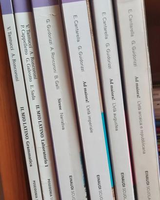 Libri scolastici di LATINO, grammatica, letteratur