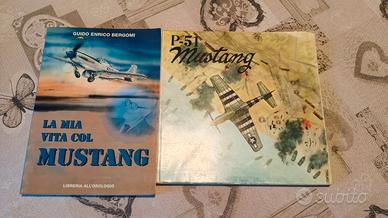2 libri p-51 mustang - bergomi + stem mucchi - avi