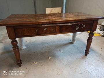 Scrittoio legno antico