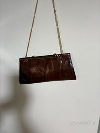Borsa vintage, in vero pitone