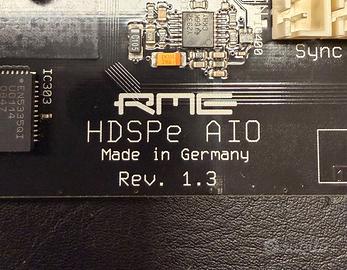 RME HDSPe AIO – Completa di cavi – Perfetta –