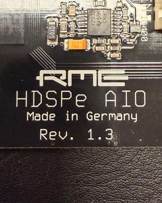 RME HDSPe AIO – Completa di cavi – Perfetta –