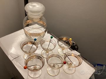 Set bicchieri vintage