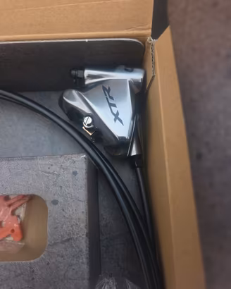 pinza freno idraulico shimano XTR br-m9110 + tubo