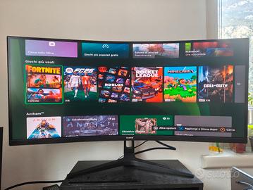 Monitor curvo 34 pollici Hdr10 4K