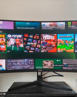 Monitor curvo 34 pollici Hdr10 4K