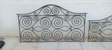 letto fine 800 in ferro battuto 
