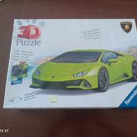 puzzle 3D Lamborghini Huracàn EVO colore Verde 