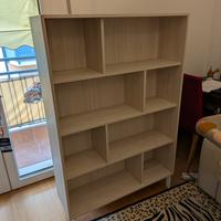 Libreria scaffale 100×30×150 Legno chiaro PZ. 2