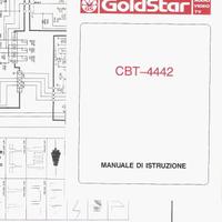 Goldstar CBT-4442 TV manuale + schema elettrico