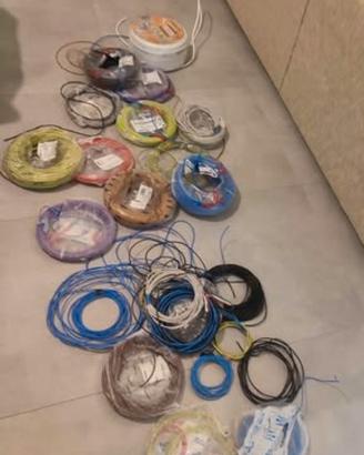 Filo elettrico e cavo antenna TV/SAT