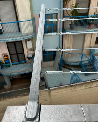 STENDIPANNI DA BALCONE FISSO – IN FERRO