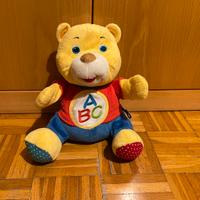 Orsetto peluche ABC, Baby Clementoni.