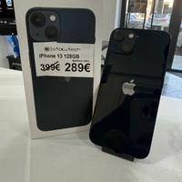 IPHONE 13 128GB BLACK BT 100% PROMO OGGI