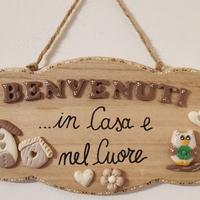 Targhetta di benvenuto 