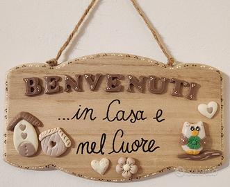 Targhetta di benvenuto 