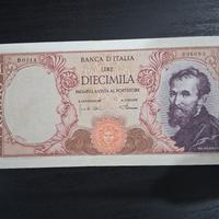 Banconota lire 10000 4 Gennaio 1968
