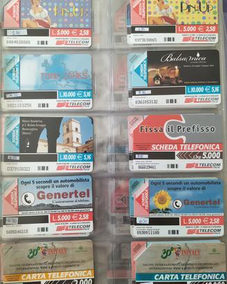 schede telefoniche usate