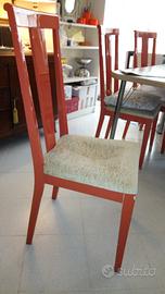 #SEDIE VINTAGE arancione anni 70